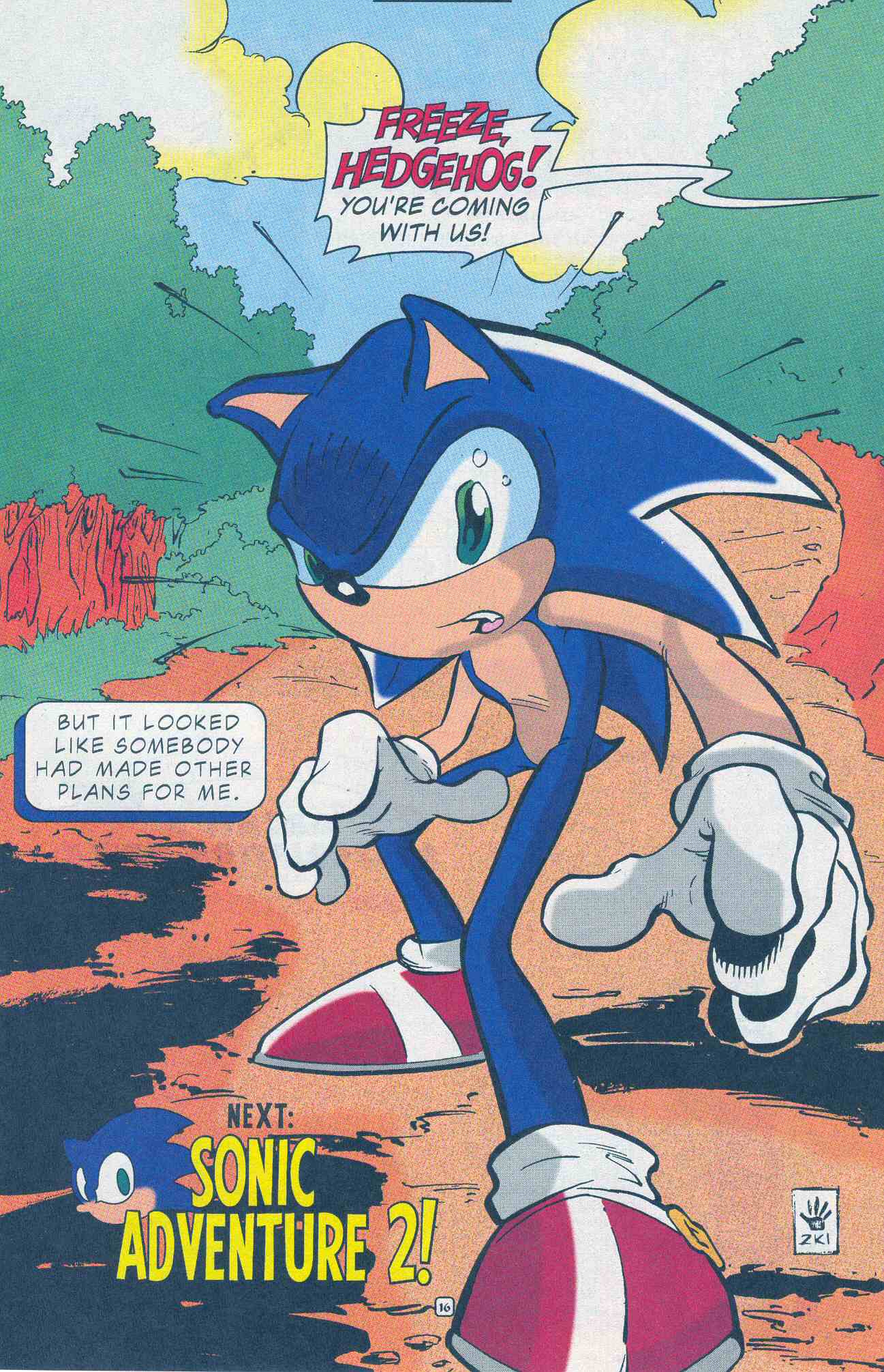 Sonic - Archie Adventure Series July 2001 Page 16